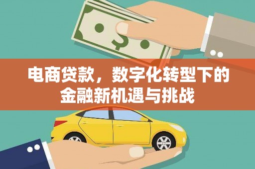 资兴电商贷款，数字化转型下的金融新机遇与挑战