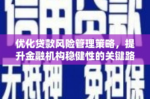 槐荫优化贷款风险管理策略，提升金融机构稳健性的关键路径