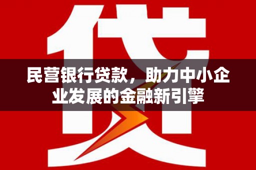 开阳民营银行贷款，助力中小企业发展的金融新引擎