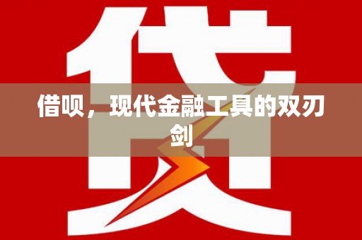 金阳借呗，现代金融工具的双刃剑