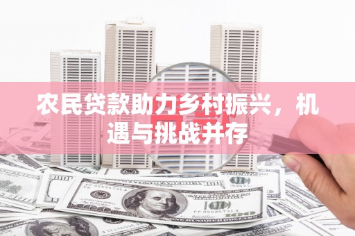 六横农民贷款助力乡村振兴，机遇与挑战并存
