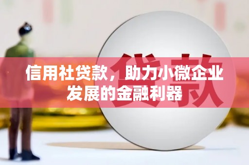 新建信用社贷款，助力小微企业发展的金融利器