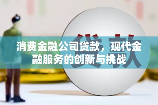 通霄消费金融公司贷款，现代金融服务的创新与挑战