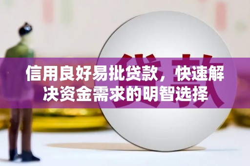 西屿信用良好易批贷款，快速解决资金需求的明智选择