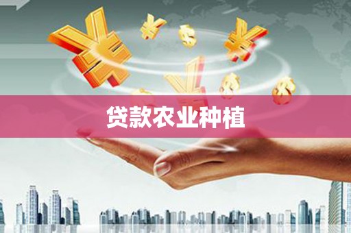 乾安贷款农业种植