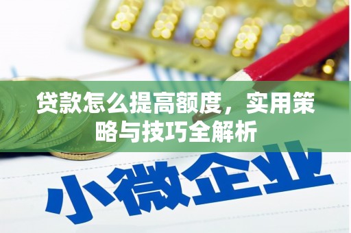 山阳贷款怎么提高额度，实用策略与技巧全解析