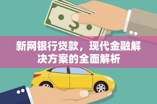 海兴新网银行贷款，现代金融解决方案的全面解析