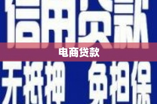 朔州电商贷款