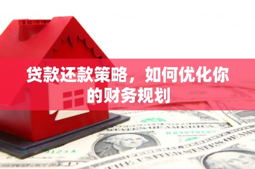 瑞金贷款还款策略，如何优化你的财务规划