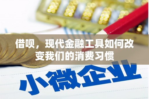 新抚借呗，现代金融工具如何改变我们的消费习惯