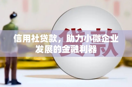 崇阳信用社贷款，助力小微企业发展的金融利器