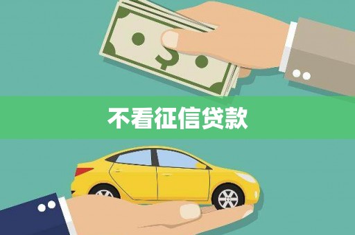 镇安不看征信贷款